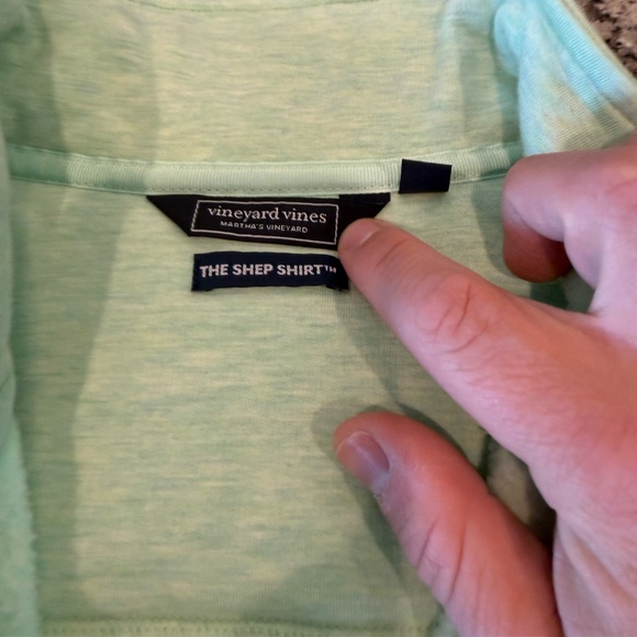 Vineyard Vines Dreamcloth Shep Shirt Mint Green - Small - Picture 5 of 7